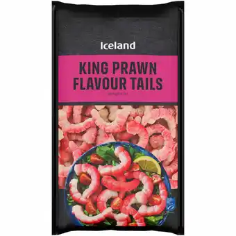 Iceland Iceland King Prawn Flavour Tails 400g offer