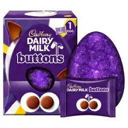 Iceland Cadbury Dairy Milk Giant Buttons Chocolate Easter Egg, 195g offer