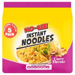 Iceland Ko-Lee Curry Flavour Instant Noodles 5 x 70g offer