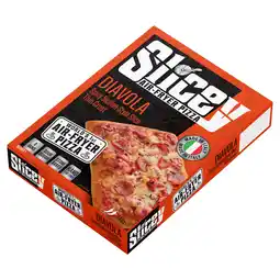 Iceland Slicey Diavola Spicy Sicilian-Style Slice Thin Crust Air-fryer Pizza 140g offer