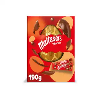 Iceland Maltesers Teasers Milk Chocolate Large Easter Egg 190g offer