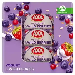 Iceland Axa Yogurt & Wild Berries 6 x 25g (150g) offer