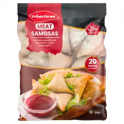 Iceland Crown Farms 20 Meat Samosas 650g offer