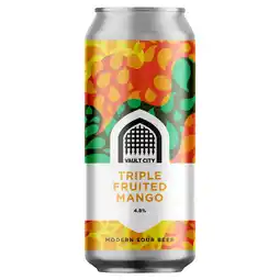 Sainsbury's Vault City Triple Fruited Mango Modern Sour Beer 440ml offer