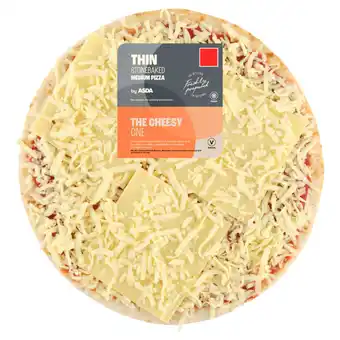 Asda ASDA The Cheesy One Medium Thin Stonebaked Pizza 331g offer