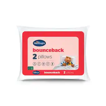 Asda Silentnight Silentnight Bounceback Pillow Pair offer