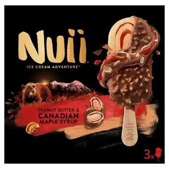 Morrisons Nuii Peanut Butter And Canadian Maple Ice Cream Sticks offer