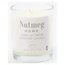 Morrisons Nutmeg Home Waxfill Glass Vanilla Creme offer