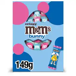 Iceland M&Ms Crispy Chocolate Bunny Large Easter Egg 178g offer