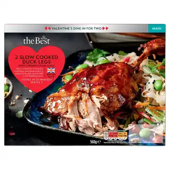 Morrisons (VMD)Morrisons The Best Valentine's 2 Slow Cooked Duck Legs in Hoisin Sauce offer