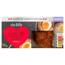 Morrisons (VMD) Morrisons The Best Valentine's 2 Soft Set Scotch Eggs offer