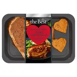 Morrisons (VMD) Morrisons The Best Valentine's 2 Pork Loin Steaks With Chorizo Butter offer