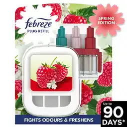 Morrisons Febreze 3volution Starter Kit Raspberry & Elderflower 20ml offer