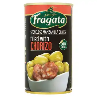 Morrisons Fragata Stoneless Manzanilla Olives Filled With Chorizo (350g) offer