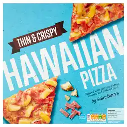 Sainsbury's Sainsbury's Thin & Crispy Hawaiian Pizza 385g offer