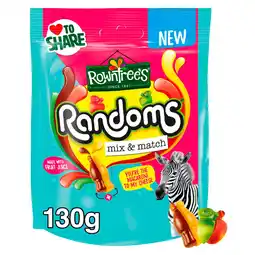 Sainsbury's Rowntree's Randoms Mix & Match Sweets Sharing Bag 130g offer