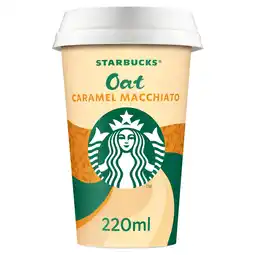 Sainsbury's Starbucks Oat Caramel Macchiato Iced Coffee 220ml offer