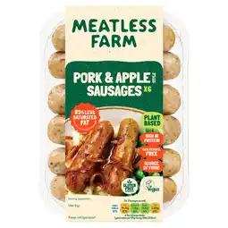 Sainsbury's Meatless Farm Pork & Apple Style Sausages 300g offer