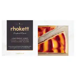 Sainsbury's Rhokett Lemon & Raspberry Cheesecake Slices 180g offer