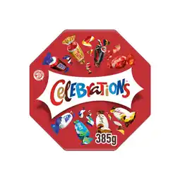 Sainsbury's Celebrations Milk Chocolate Centerpiece Box Chocolate & Biscuit Bars 385g offer