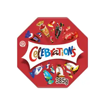 Sainsbury's Celebrations Milk Chocolate Centerpiece Box Chocolate & Biscuit Bars 385g offer