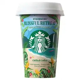 Sainsbury's Starbucks Blissful Retreat Iced Coffee, Limited Edition 220ml offer