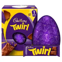 Iceland Cadbury Twirl Chocolate Easter Egg, 198g offer