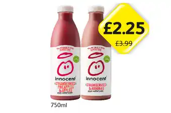 Londis Innocent Strawberries Pineapples & Apples, Strawberries & Bananas offer