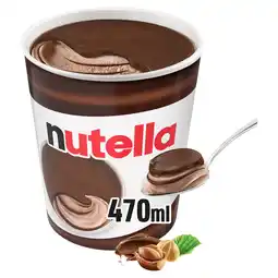 Iceland Nutella Ice Cream Tub 470ml offer