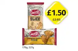 Londis Ginsters Slice Chicken & Mushroom, Cornish Pasty offer