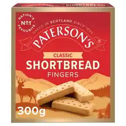 Morrisons Paterson's Scottish Shortbread Fingers offer