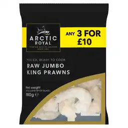 Iceland Arctic Royal Raw Jumbo King Prawns 180g offer