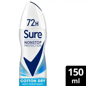 Morrisons Sure Nonstop Cotton Dry offer