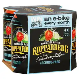 Morrisons Kopparberg Strawberry & Lime Alcohol Free offer