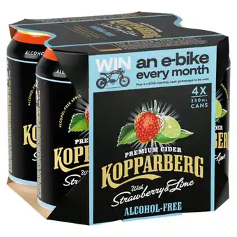 Morrisons Kopparberg Strawberry & Lime Alcohol Free offer