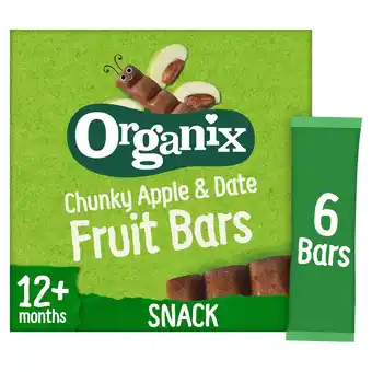 Morrisons Organix Apple & Date Organic Fruit Snack Bars Multipack offer