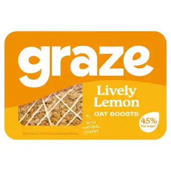 Morrisons Graze Snack Box Oat Boosts Lemon Drizzle Flapjack offer