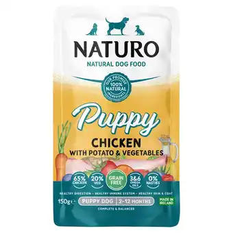 Morrisons Naturo Puppy Grain Free Chicken Pouch offer