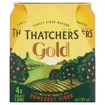 Morrisons Thatchers Gold Cider 4.8% offer