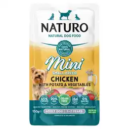 Morrisons Naturo Grain Free Dry Dog Food In Chicken With Potato & Veg For Small Dogs offer