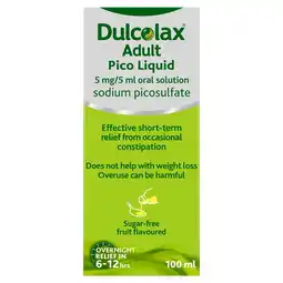 Morrisons Dulcolax Adult Pico Liquid Constipation Relief offer