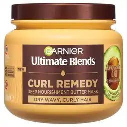 Morrisons Garnier Ultimate Blends Avocado Hair Curl Remedy Mask 340ml offer