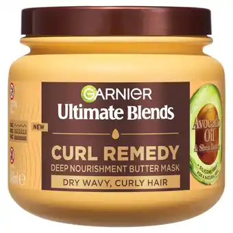 Morrisons Garnier Ultimate Blends Avocado Hair Curl Remedy Mask 340ml offer