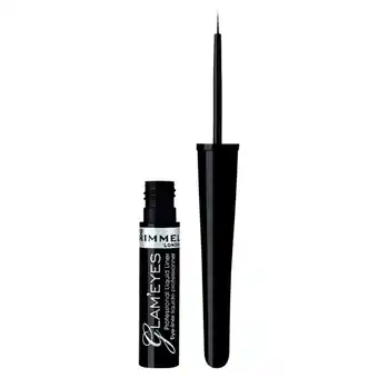 Morrisons Rimmel London Glam'Eyes Professional Liquid Liner Black Glamour offer