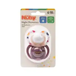 Morrisons Nuby Night Girl Soothers 6-18 Month offer