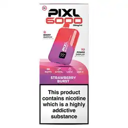 Morrisons PIXL 6000 Strawberry Burst 20mg offer