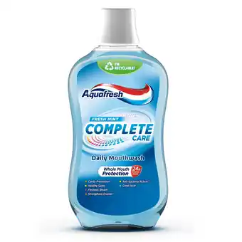 Morrisons Aquafresh Complete Protection Mouthwash offer