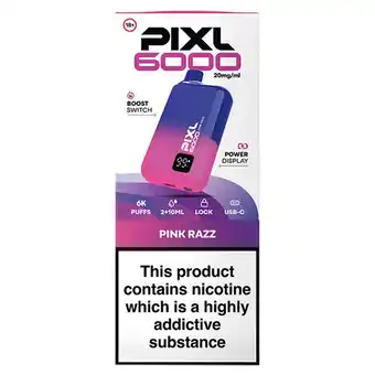 Morrisons PIXL 6000 Pink Razz 20mg offer