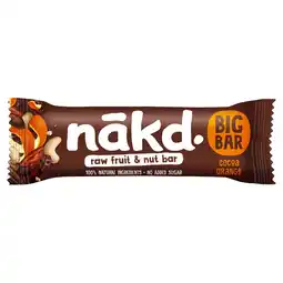 Morrisons Nakd Big Bar Cocoa Orange offer