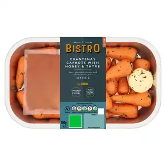 Asda Bistro by ASDA Chantenay Carrots with Honey & Thyme 350g offer